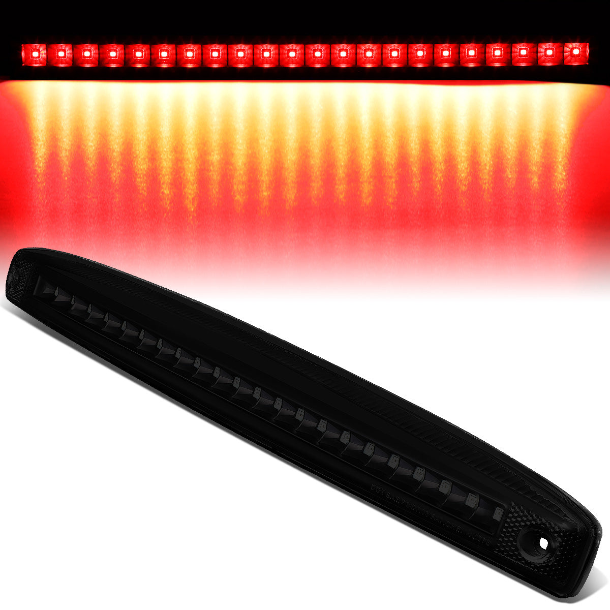 LUZ DE FRENO 03-06 DODGE RAM 2500, 3500 - FITS MODELS WITH OEM TAIL GATE LAMP - LED - BLACK / SMOKE