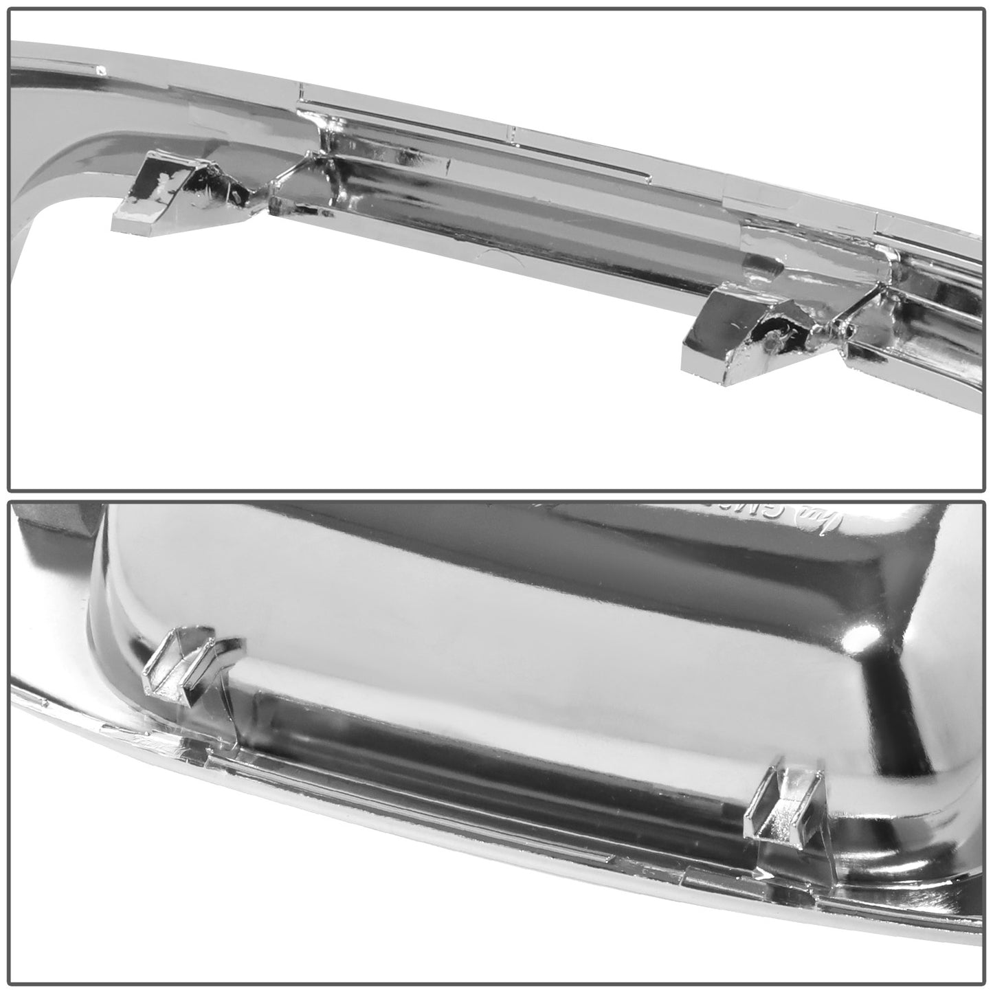 MANIJA DOOR HANDLE COVERS - 99-07 SILVERADO SIERRA 1500-3500 - ABS PLASTIC / STAINLESS STEEL - CHROME