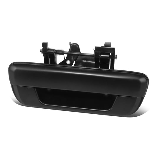 MANIJA DOOR HANDLE COVERS - CHEVY COLORADO 04-12/GMC CANYON 04-12 - ABS PLASTIC / STAINLESS STEEL - SMOOTH BLACK