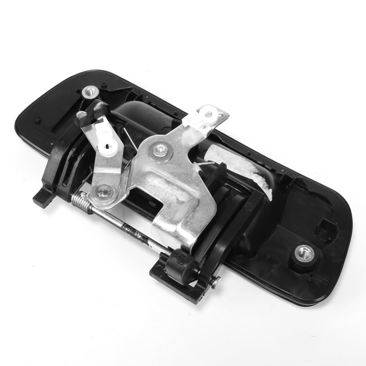 MANIJA DOOR HANDLE COVERS - CHEVY COLORADO 04-12/GMC CANYON 04-12 - ABS PLASTIC / STAINLESS STEEL - SMOOTH BLACK