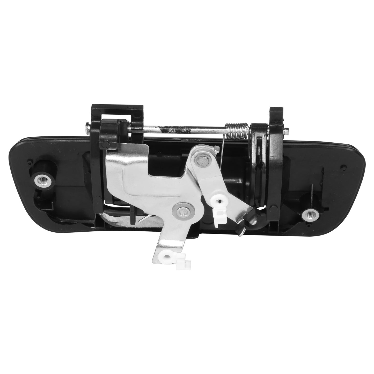 MANIJA DOOR HANDLE COVERS - CHEVY COLORADO 04-12/GMC CANYON 04-12 - ABS PLASTIC / STAINLESS STEEL - SMOOTH BLACK