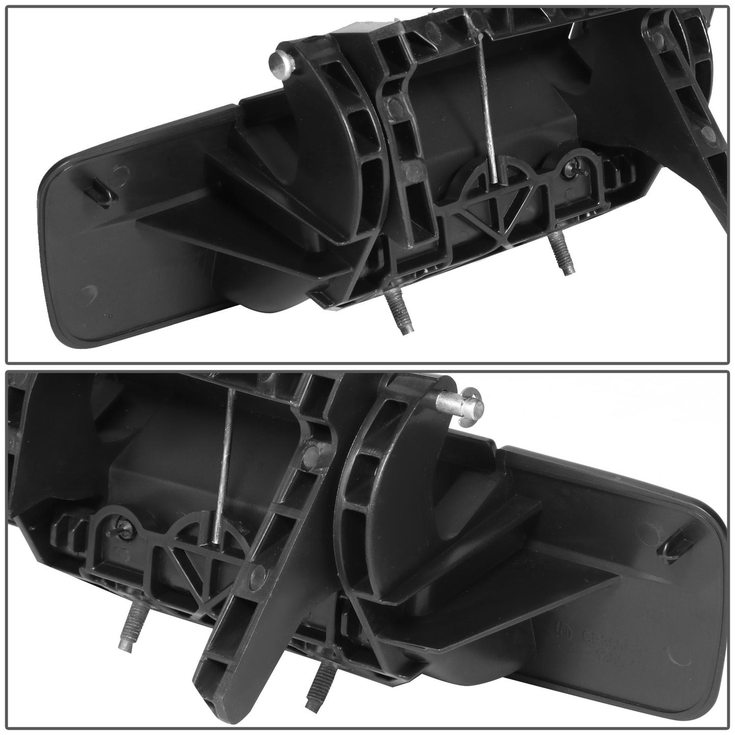 MANIJA DOOR HANDLE COVERS - 09-21 RAM 1500-3500 - ABS PLASTIC / STAINLESS STEEL - PRIMERED BLACK