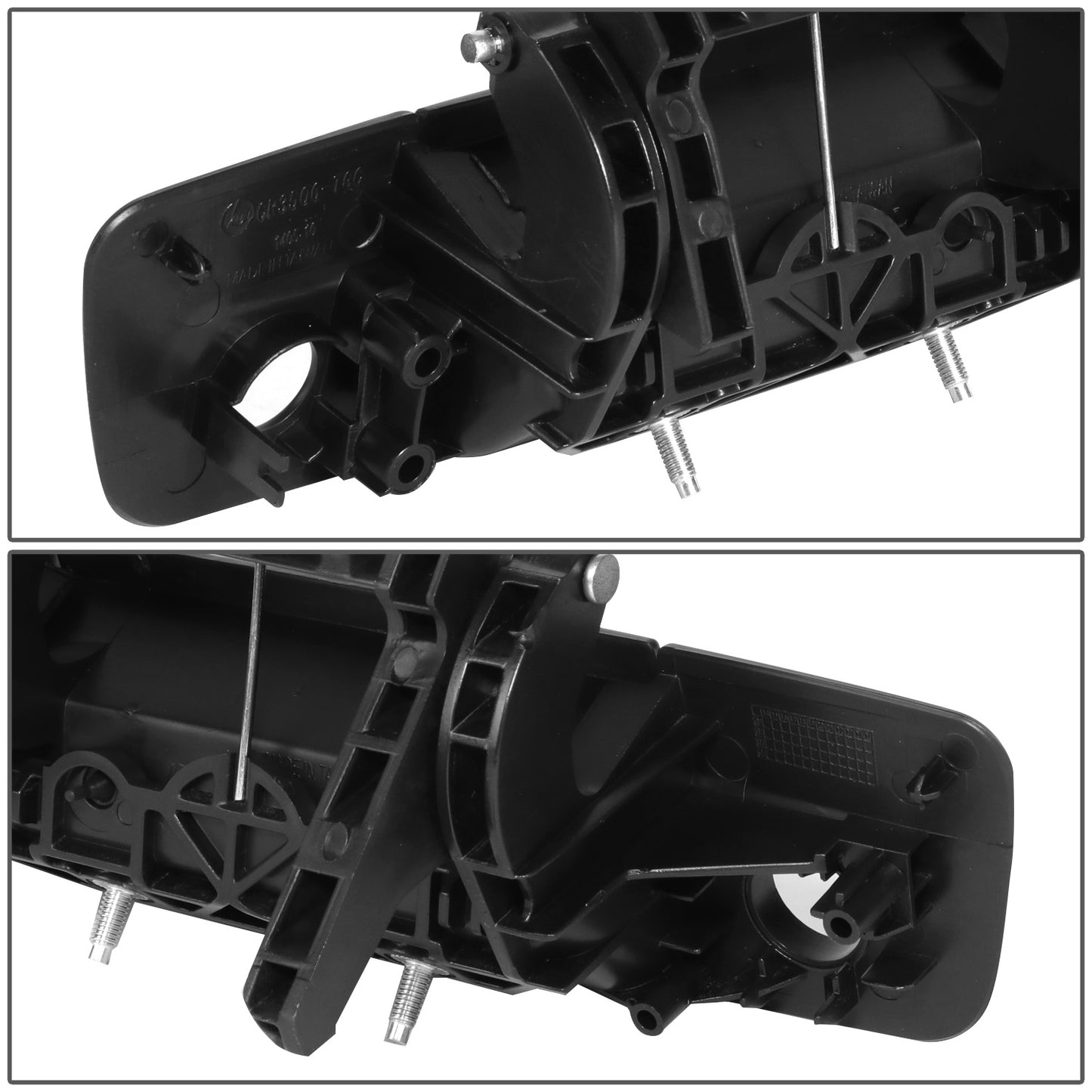 MANIJA DOOR HANDLE COVERS - 09-21 RAM 1500-3500 - ABS PLASTIC / STAINLESS STEEL - PRIMERED BLACK
