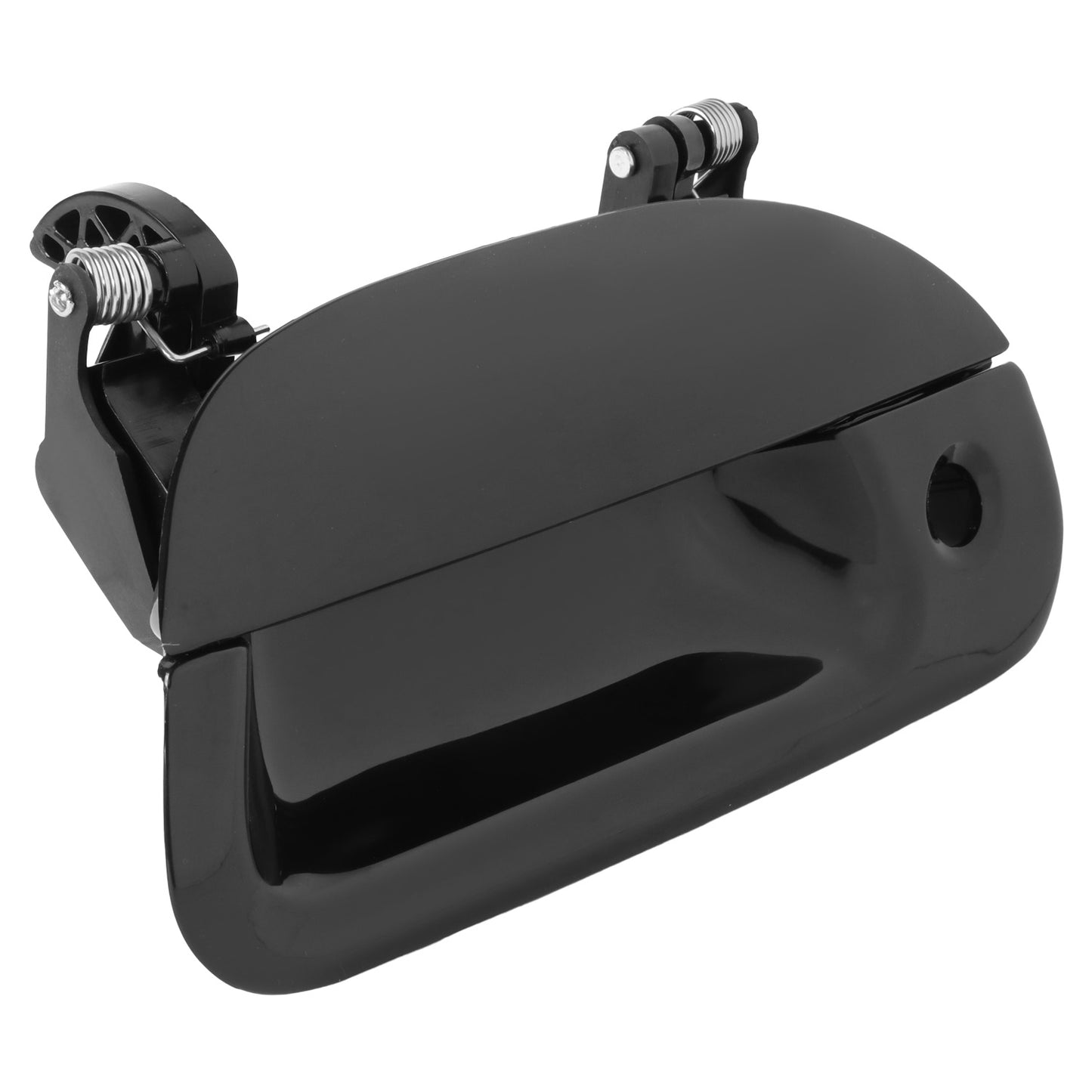 MANIJA DOOR HANDLE COVERS - 97-07 FORD F150-F550 - ABS PLASTIC / STAINLESS STEEL - SMOOTH BLACK