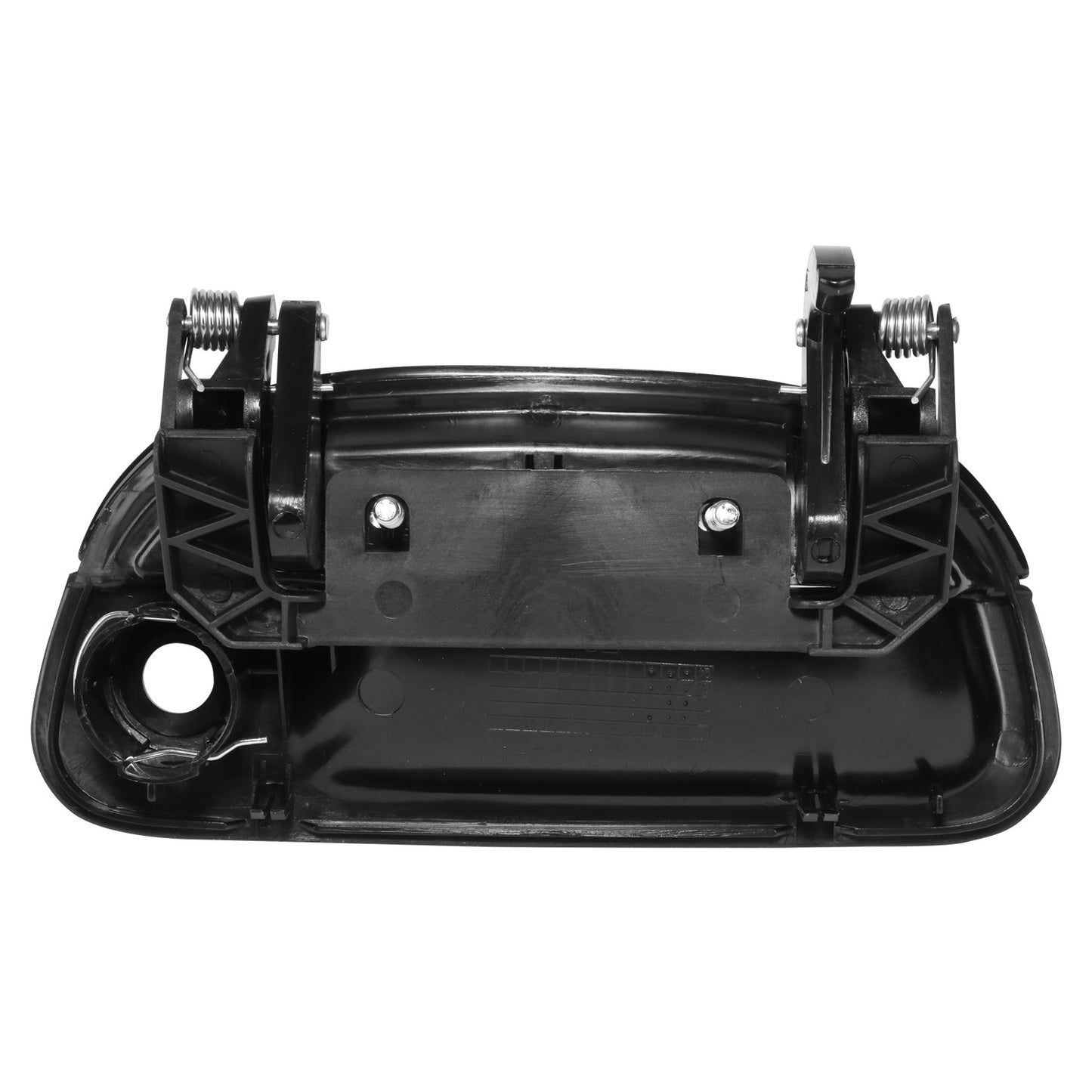 MANIJA DOOR HANDLE COVERS - 97-07 FORD F150-F550 - ABS PLASTIC / STAINLESS STEEL - SMOOTH BLACK