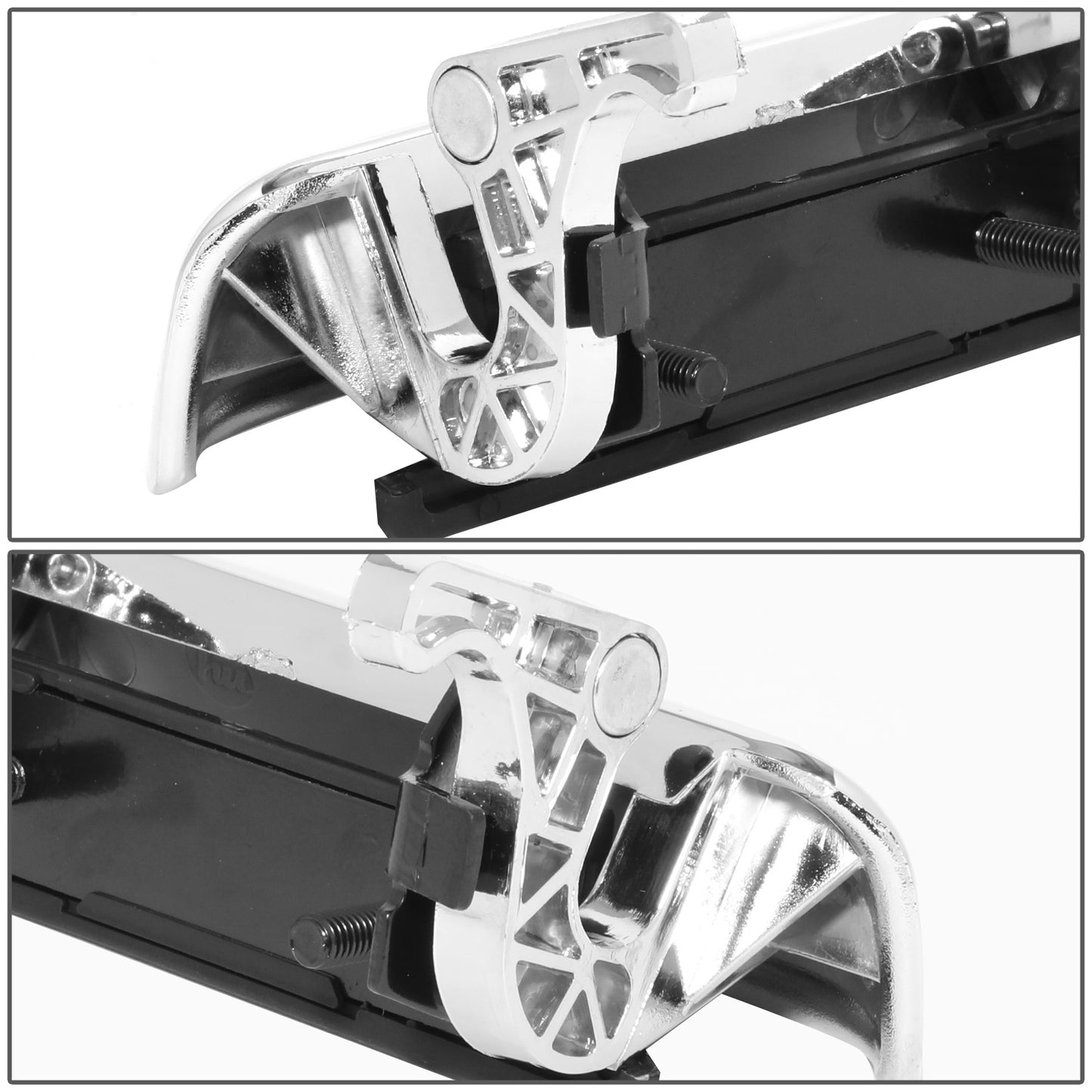 MANIJA DOOR HANDLE COVERS - 98-11 FORD RANGER - ABS PLASTIC / STAINLESS STEEL - CHROME