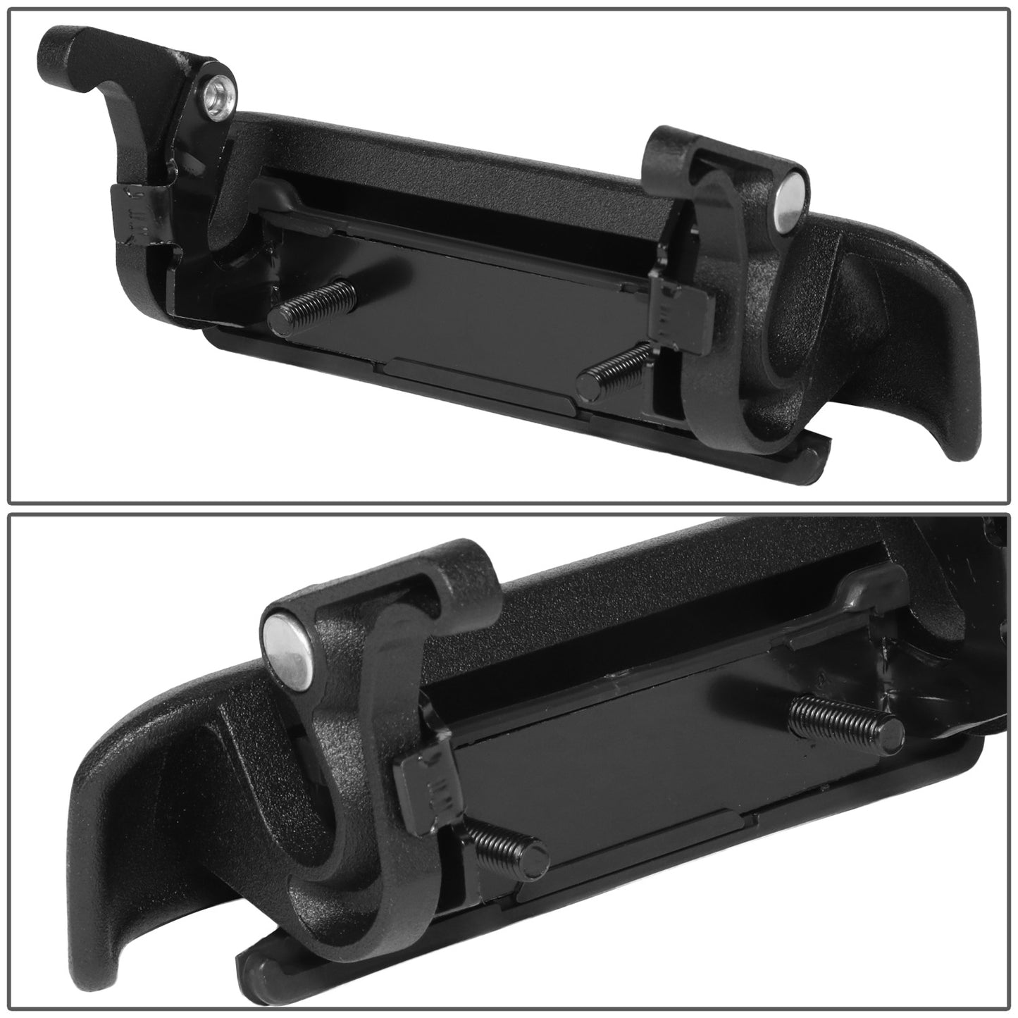 MANIJA DOOR HANDLE COVERS - 98-11 FORD RANGER - ABS PLASTIC / STAINLESS STEEL - TEXTURED BLACK