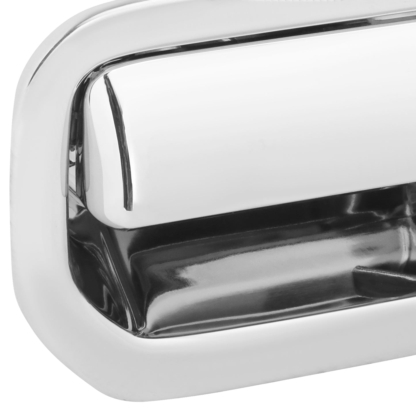 MANIJA DOOR HANDLE COVERS - HONDA RIDGELINE 10-14 - W/ CAMERA HOLE - STEEL / PLASTIC - CHROME