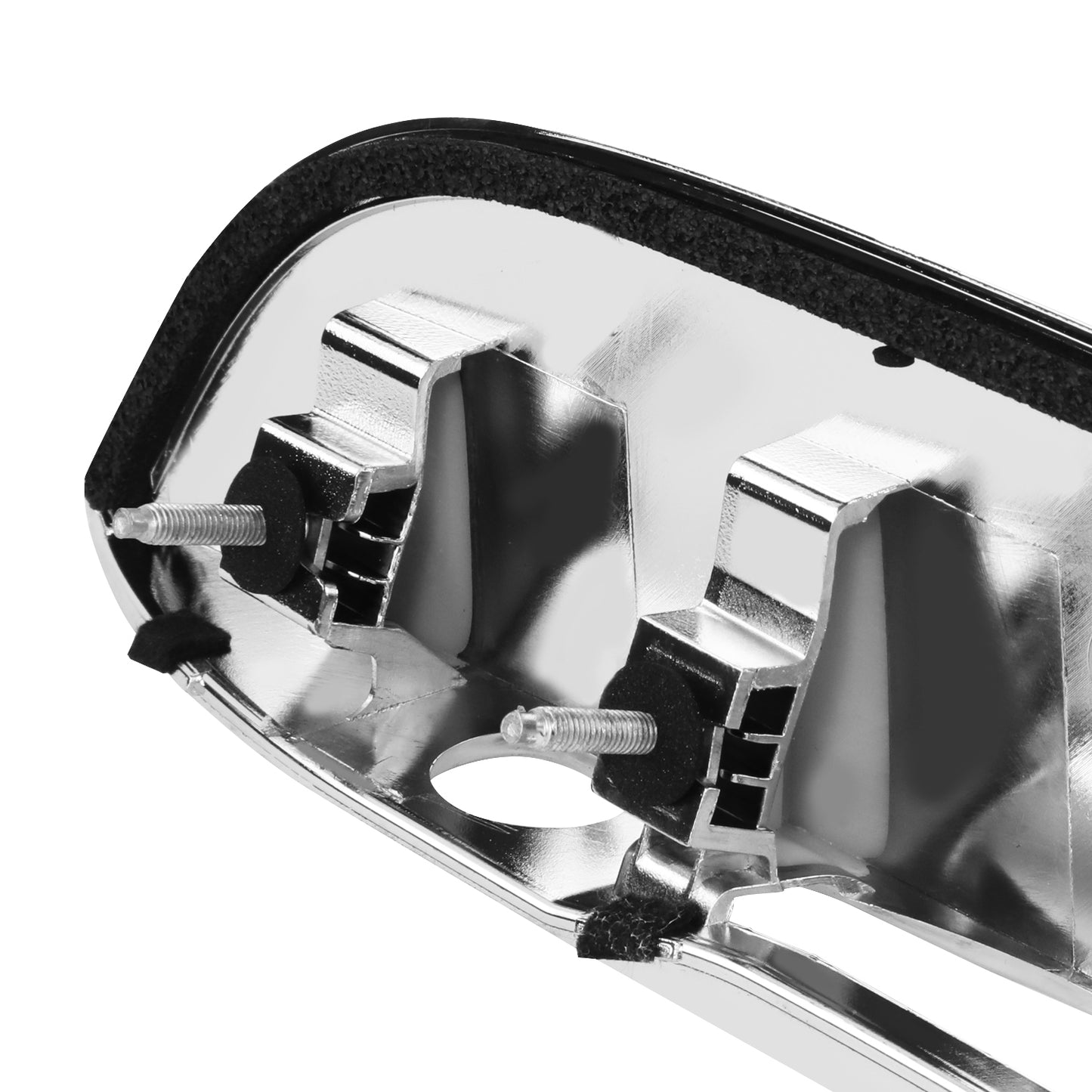 MANIJA DOOR HANDLE COVERS - SCION FR-S 13-16 - TOYOTA 86 17-20 - SUBARU BRZ 13-20 - W/O KEYHOLE - STEEL / PLASTIC - CHROME