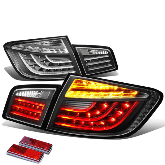 FAROS TRASEROS 11-13 BMW 528I , 528I XDRIVE , 535I , 535I XDRIVE , 550I , 550I XDRIVE / 12-13 BMW 530I , M5 - 3D - LED - CHROME / CLEAR