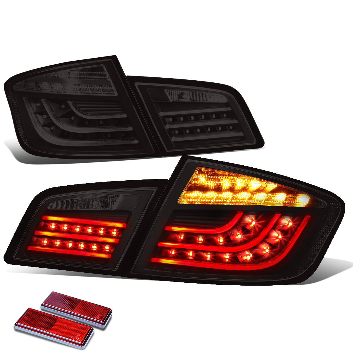 FAROS TRASEROS 11-13 BMW 528I , 528I XDRIVE , 535I , 535I XDRIVE , 550I , 550I XDRIVE / 12-13 BMW 530I , M5 - 3D - LED - SMOKE / CLEAR