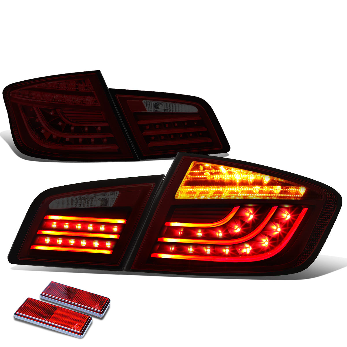 FAROS TRASEROS 11-13 BMW 528I , 528I XDRIVE , 535I , 535I XDRIVE , 550I , 550I XDRIVE / 12-13 BMW 530I , M5 - 3D - LED - SMOKE / RED