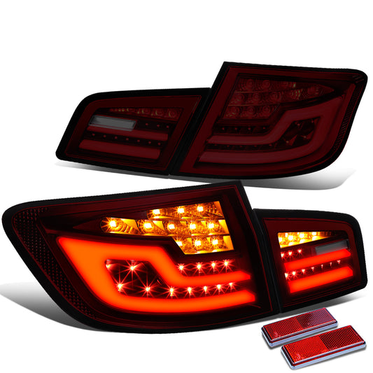 FAROS TRASEROS 14-16 BMW 520I / 11-16 BMW 528I & XDRIVE / 11-16 BMW 535I & XDRIVE / 11-16 BMW 550I & XDRIVE / 12-17 BMW M5 - FITS 4-DOOR SEDAN MODELS ONLY - 3D - LED - RED / SMOKE