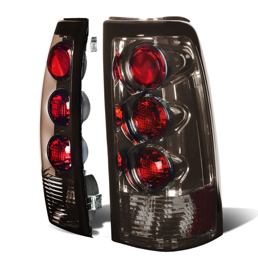 FAROS TRASEROS 99-02 CHEVY SILVERADO 1500 , 2500 / 99-03 GMC SIERRA 1500 , 2500 / 01-02 CHEVY SILVERADO 1500HD , 2500HD , 3500 / 01-03 GMC SIERRA 1500HD , 2500HD , 3500 - ALTEZZA - SMOKE