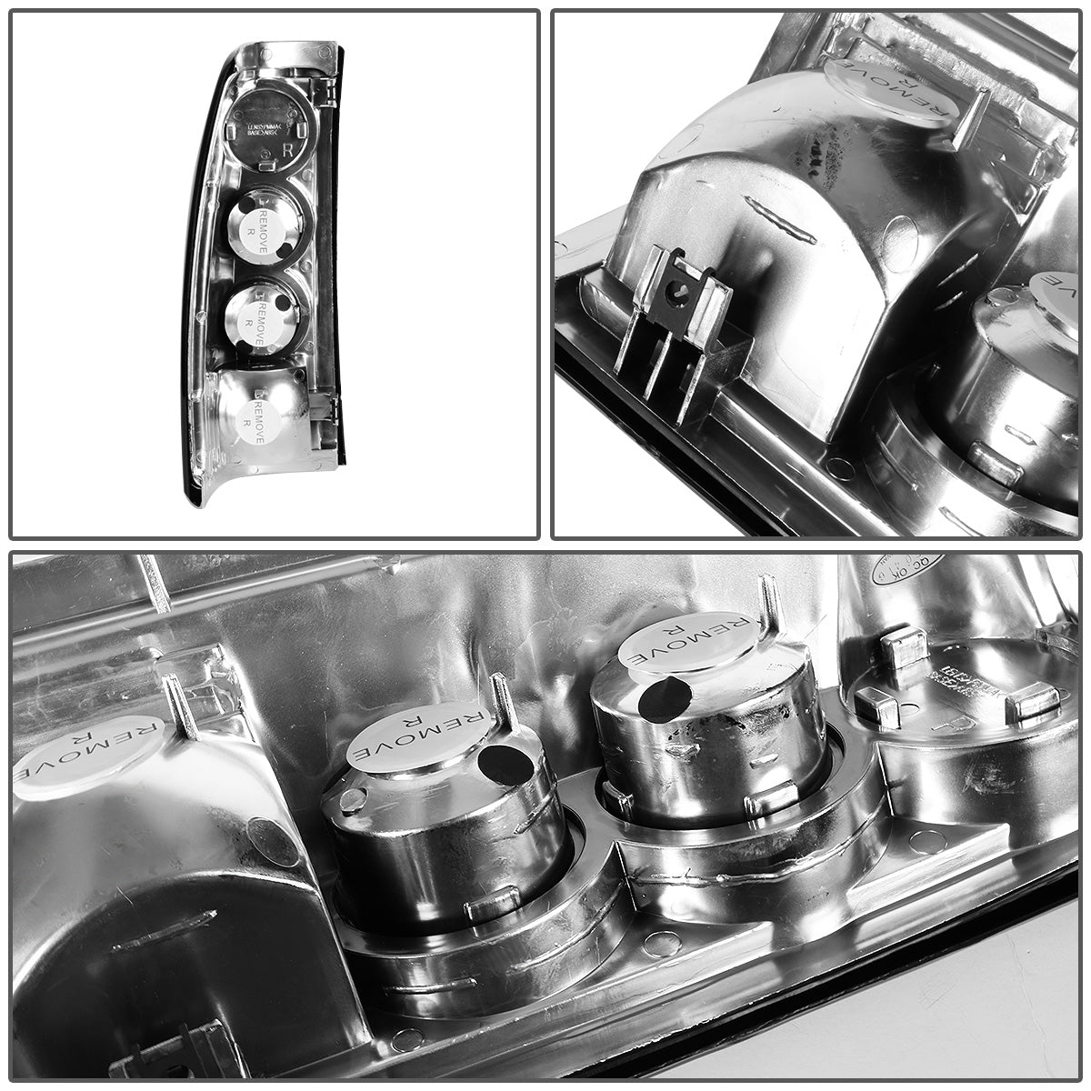 FAROS TRASEROS 99-02 CHEVY SILVERADO 1500 , 2500 / 99-03 GMC SIERRA 1500 , 2500 / 01-02 CHEVY SILVERADO 1500HD , 2500HD , 3500 / 01-03 GMC SIERRA 1500HD , 2500HD , 3500 - ALTEZZA - SMOKE