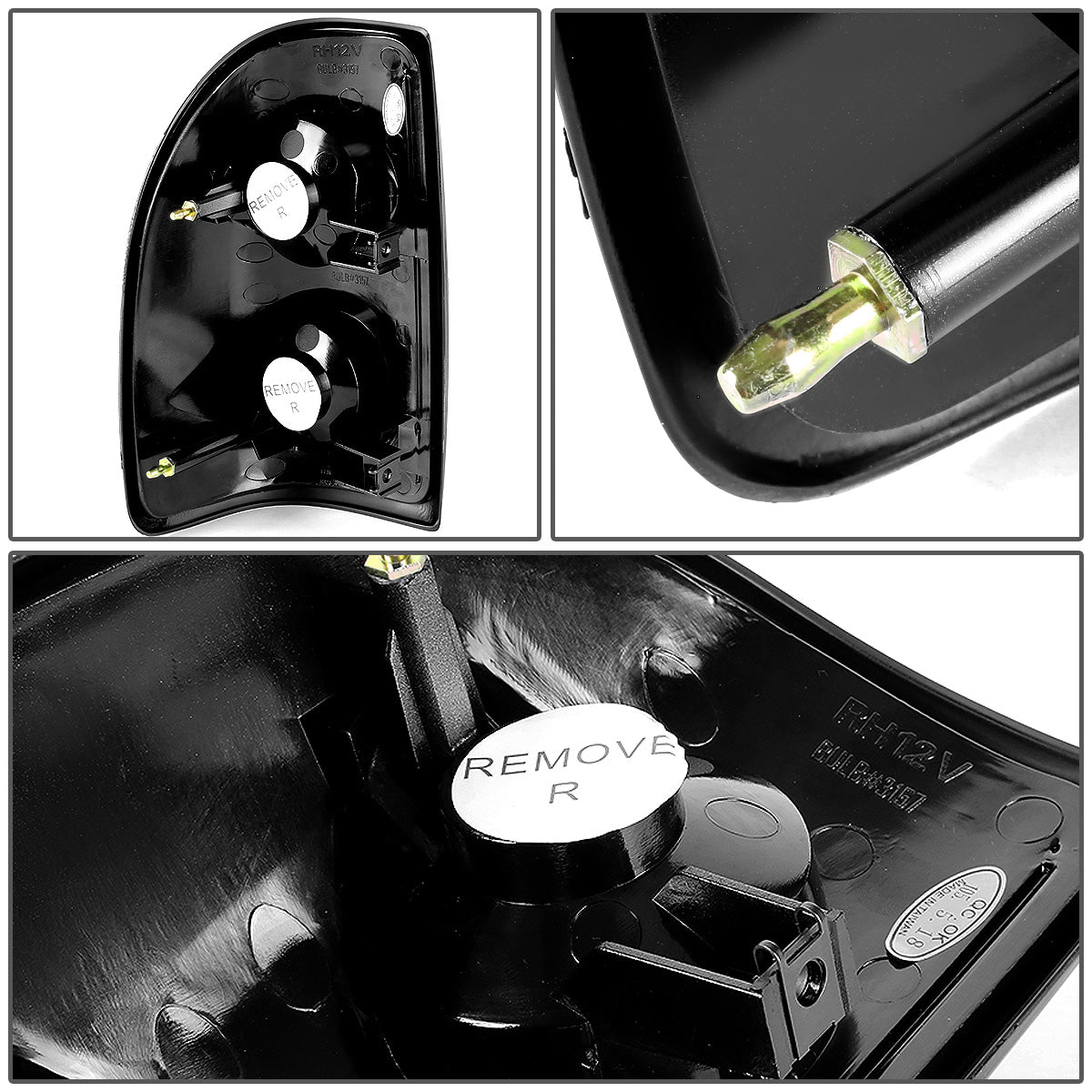 FAROS TRASEROS 97-04 DODGE DAKOTA - ALTEZZA - BLACK