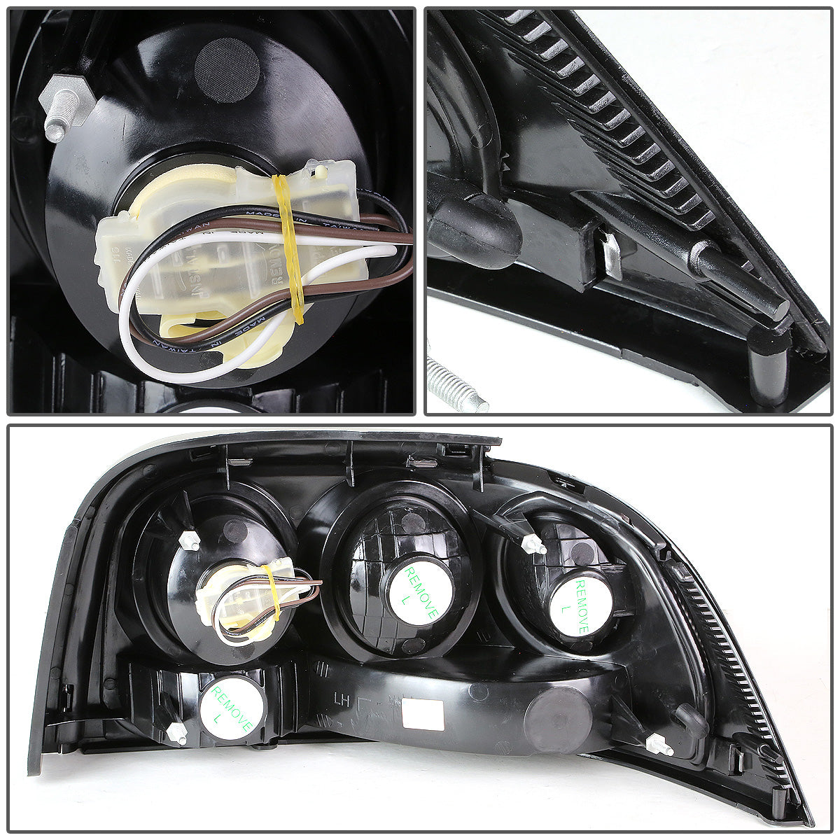 FAROS TRASEROS 94-98 FORD MUSTANG - ALTEZZA - BLACK