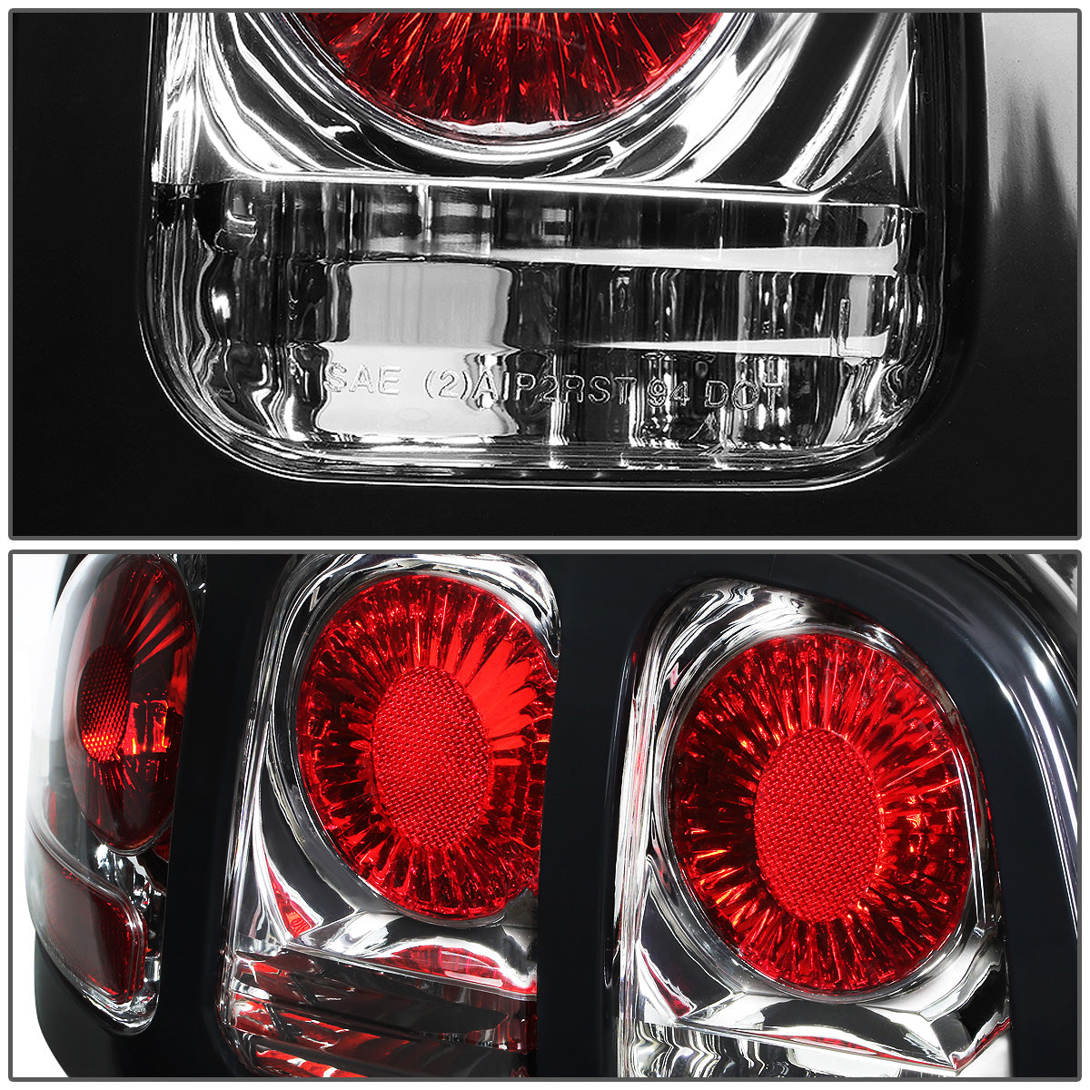 FAROS TRASEROS 94-98 FORD MUSTANG - ALTEZZA - CHROME