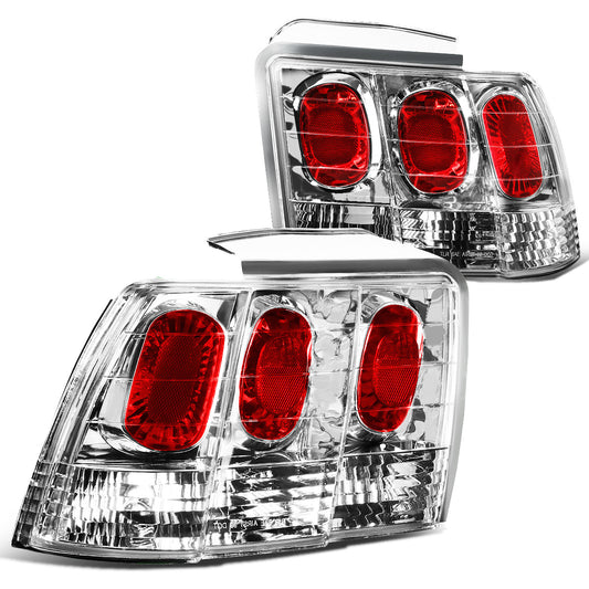 FAROS TRASEROS 99-04 FORD MUSTANG - ALTEZZA - CHROME