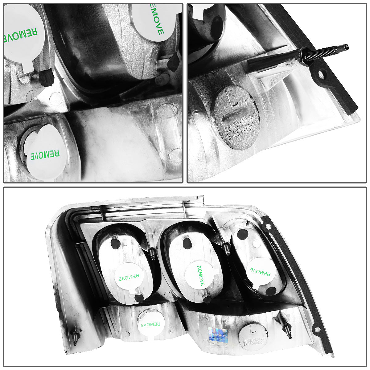 FAROS TRASEROS 99-04 FORD MUSTANG - ALTEZZA - CHROME