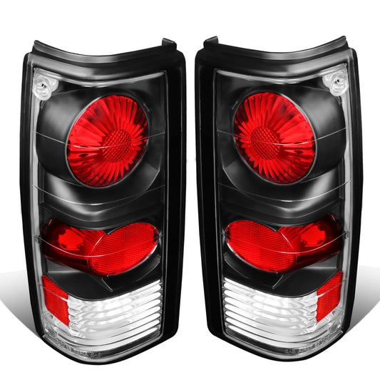 FAROS TRASEROS 82-90 GMC S15 / 82-93 CHEVY S10 / 83-94 GMC S10 BLAZER , S15 JIMMY / 91-93 GMC SONOMA - ALTEZZA - BLACK