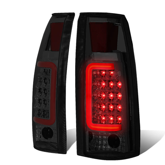 FAROS TRASEROS 88-99 CHEVY C1500 , K1500 / 88-00 CHEVY C2500 , K2500 , K3500 / 88-01 CHEVY C3500 / 92-99 CHEVY SUBURBAN C1500 , 2500 , K1500 , K2500 / 92-94 CHEVY BLAZER / 95-99 CHEVY TAHOE , 99-00 CADILLAC ESCALADE / 200 CHEVY TAHOE - RED C-BAR - 3D LED