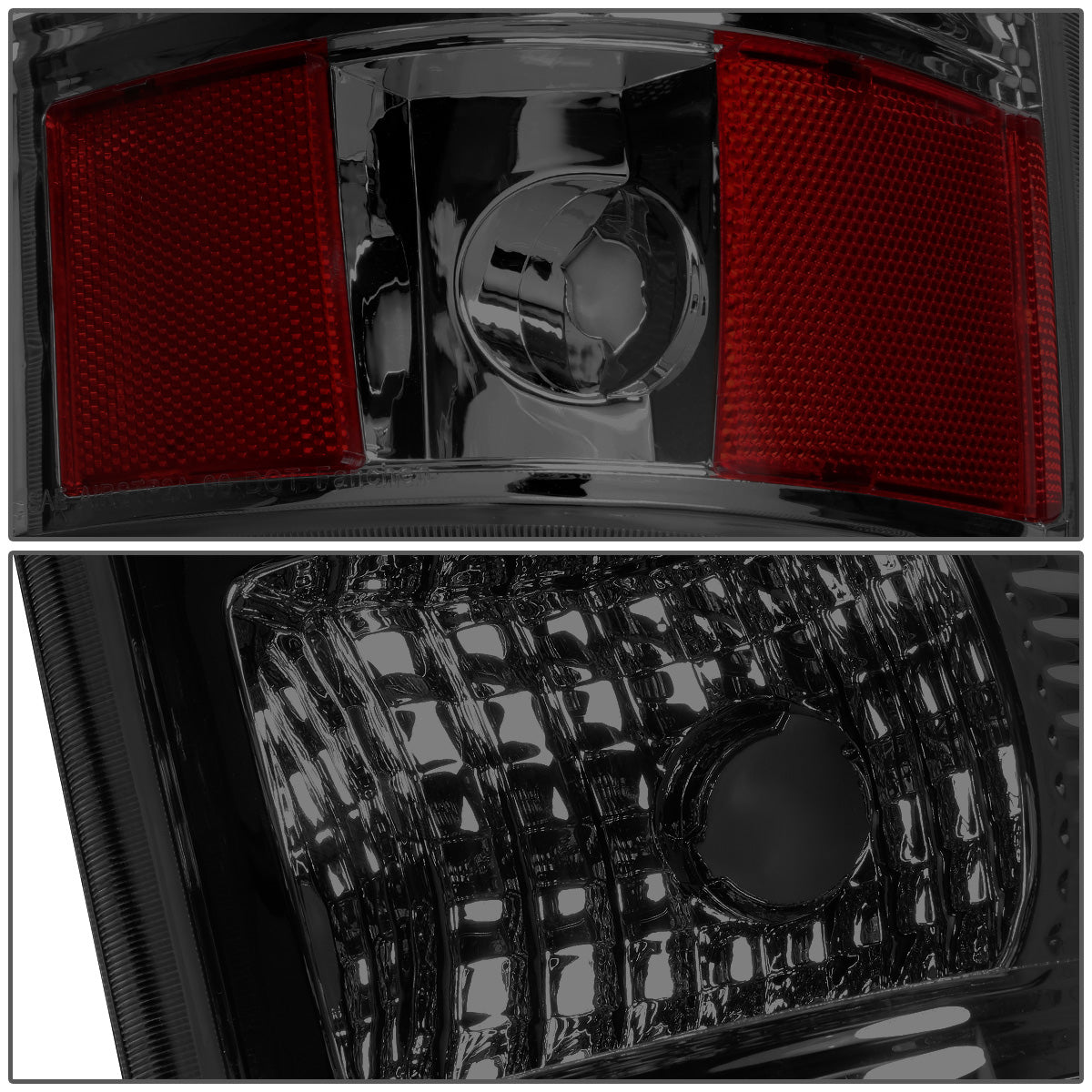 FAROS TRASEROS 03-06 CHEVY SILVERADO 1500 , 2500 , 3500 , HD MODELS , GMC SIERRA 1500 , 2500 , 3500 , HD MODELS / 2007 CHEVY SILVERADO , GMC SIERRA CLASSIC MODELS - C-BAR - 3D - U-HALO LED - FITS FLEETSIDE MODELS ONLY , DOES NOT FIT DUALLY MODELS - CHROME