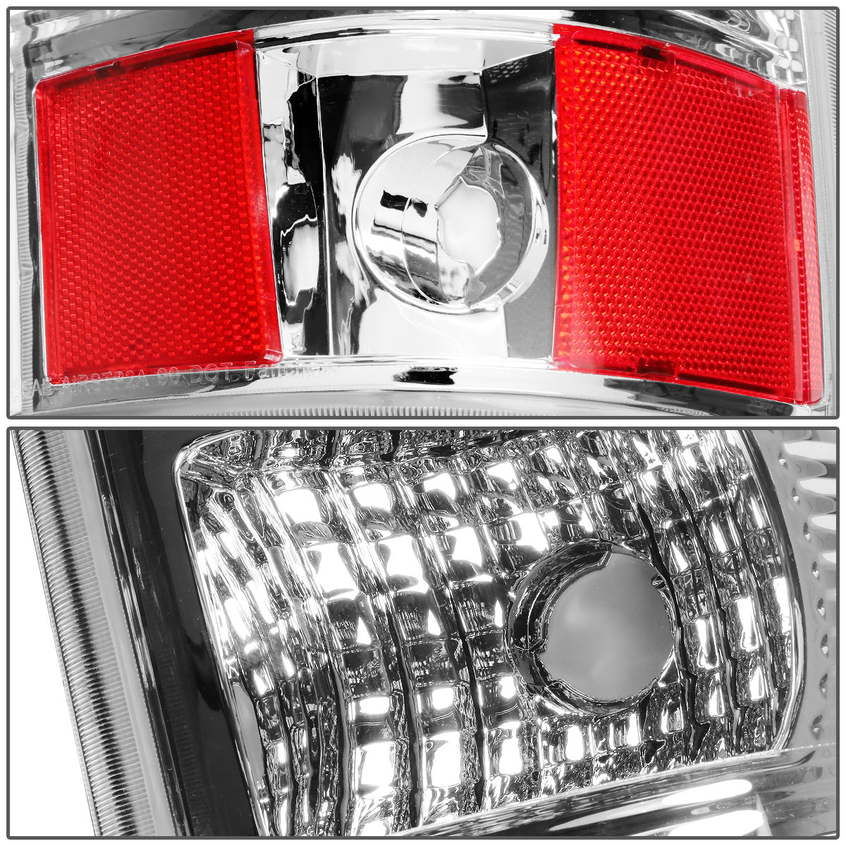 FAROS TRASEROS 03-06 CHEVY SILVERADO 1500 , 2500 , 3500 , HD MODELS , GMC SIERRA 1500 , 2500 , 3500 , HD MODELS / 2007 CHEVY SILVERADO , GMC SIERRA CLASSIC MODELS - RED C-BAR - 3D - U-HALO LED - FITS FLEETSIDE MODELS ONLY , DOES NOT FIT DUALLY MODELS -