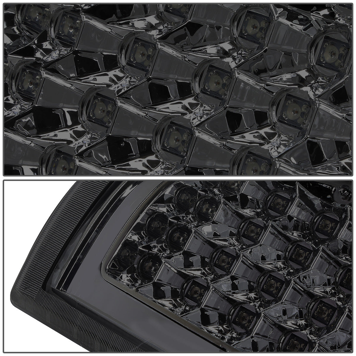 FAROS TRASEROS 99-02 CHEVY SILVERADO 1500 , 2500 , 3500 , HD MODELS / 99-03 GMC SIERRA 1500 , 2500 , 3500 , HD MODELS - LED - CHROME / SMOKE