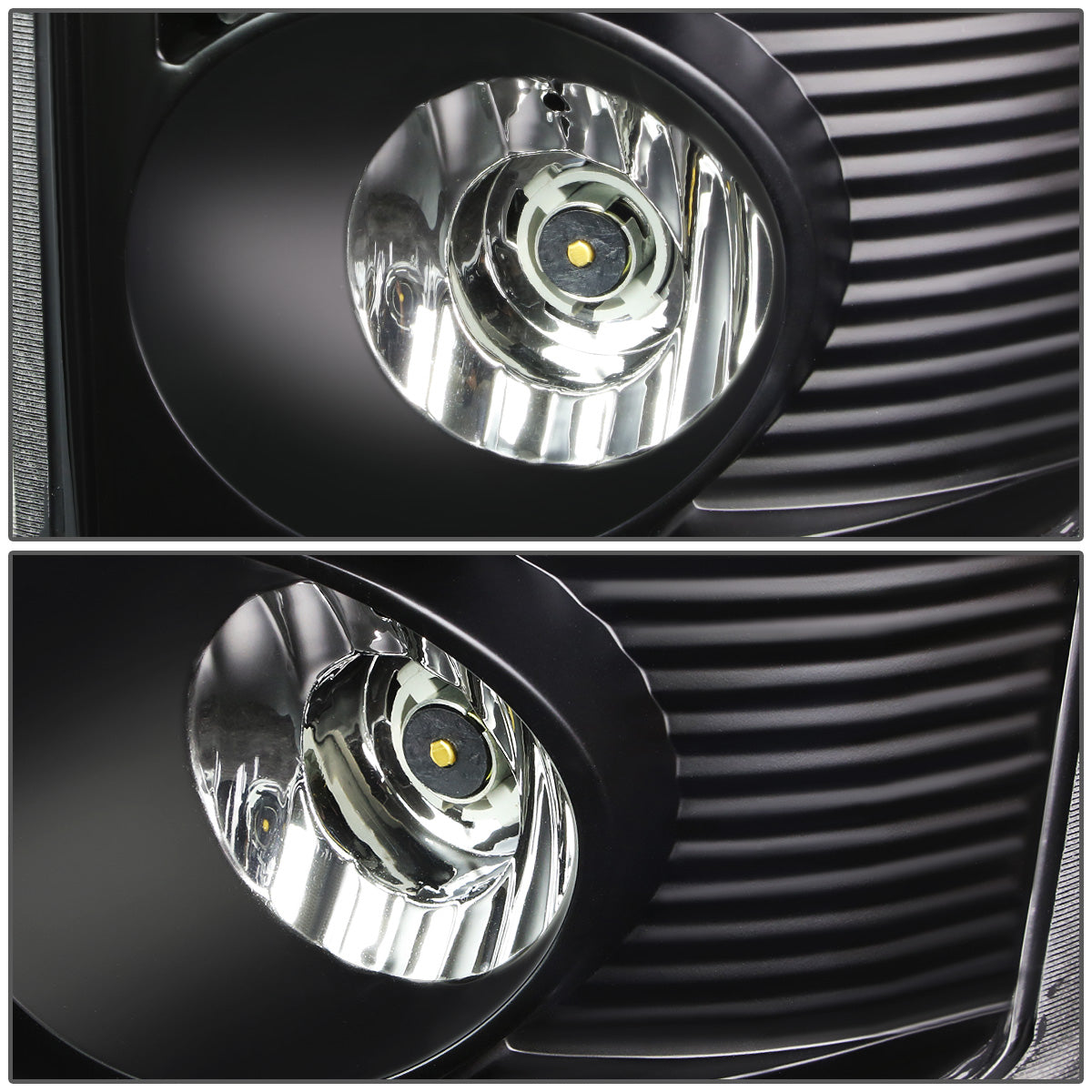FAROS TRASEROS 07-08 DODGE RAM 1500 / 07-09 DODGE RAM 2500 , 3500 - RED C-BAR - 3D - U-HALO LED - BLACK / CLEAR