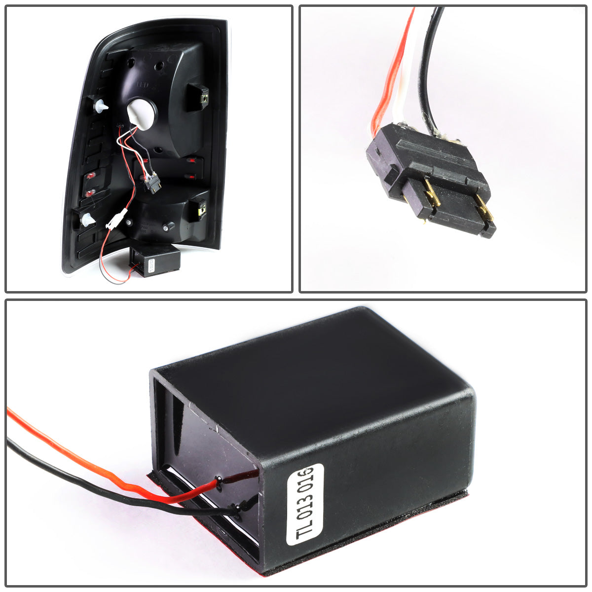 FAROS TRASEROS 09-17 DODGE RAM 1500 / 10-17 DODGE RAM 2500 , 3500 - LED - CHROME / RED