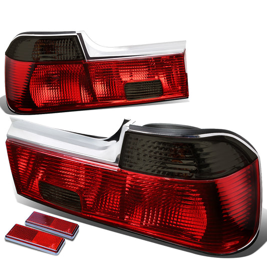 FAROS TRASEROS 88-92 BMW 735I / 93-94 BMW 740I , 740IL / 88-94 BMW 750IL - RED / SMOKE