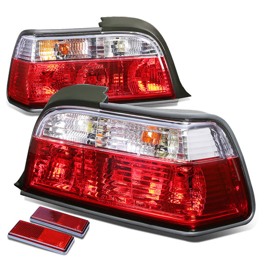 FAROS TRASEROS 92-95 BMW 325I , 325IS / 92-99 BMW 318I , 318IS / 94-99 BMW M3 / 96-99 BMW 328I , 328IS / 98-99 BMW 323I - RED / CLEAR