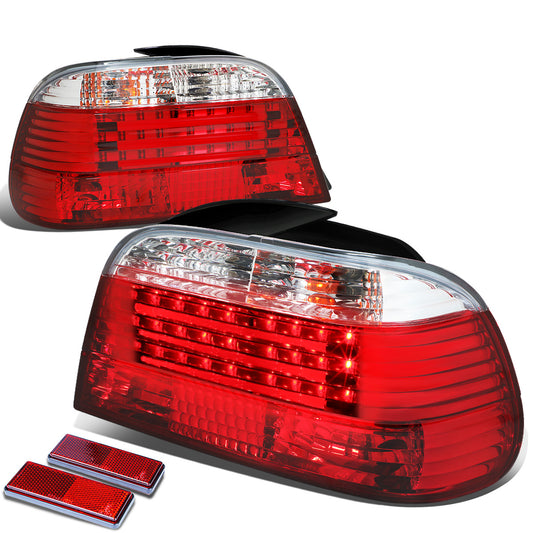 FAROS TRASEROS 95-01 BMW 750IL , 740IL , 740I - 3D - LED - RED / CLEAR