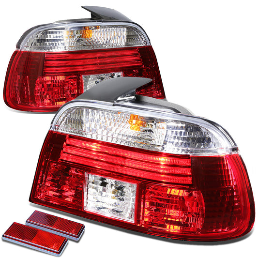 FAROS TRASEROS 97-00 BMW 528I , 540I / 99-00 BMW M5 - RED / CLEAR