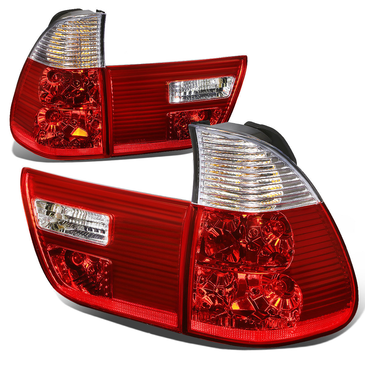 FAROS TRASEROS 00-06 BMW X5 - RED / CLEAR