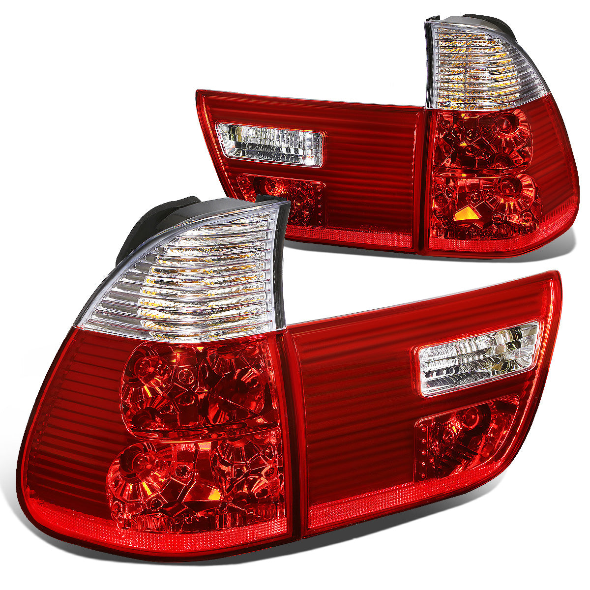 FAROS TRASEROS 00-06 BMW X5 - RED / CLEAR