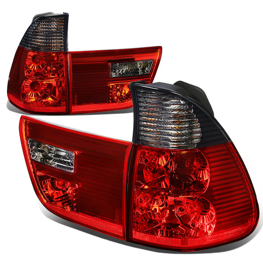 FAROS TRASEROS 00-06 BMW X5 - RED / SMOKE