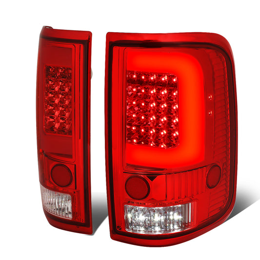 FAROS TRASEROS 04-08 FORD F-150 / LOBO - 3D - LED - RED