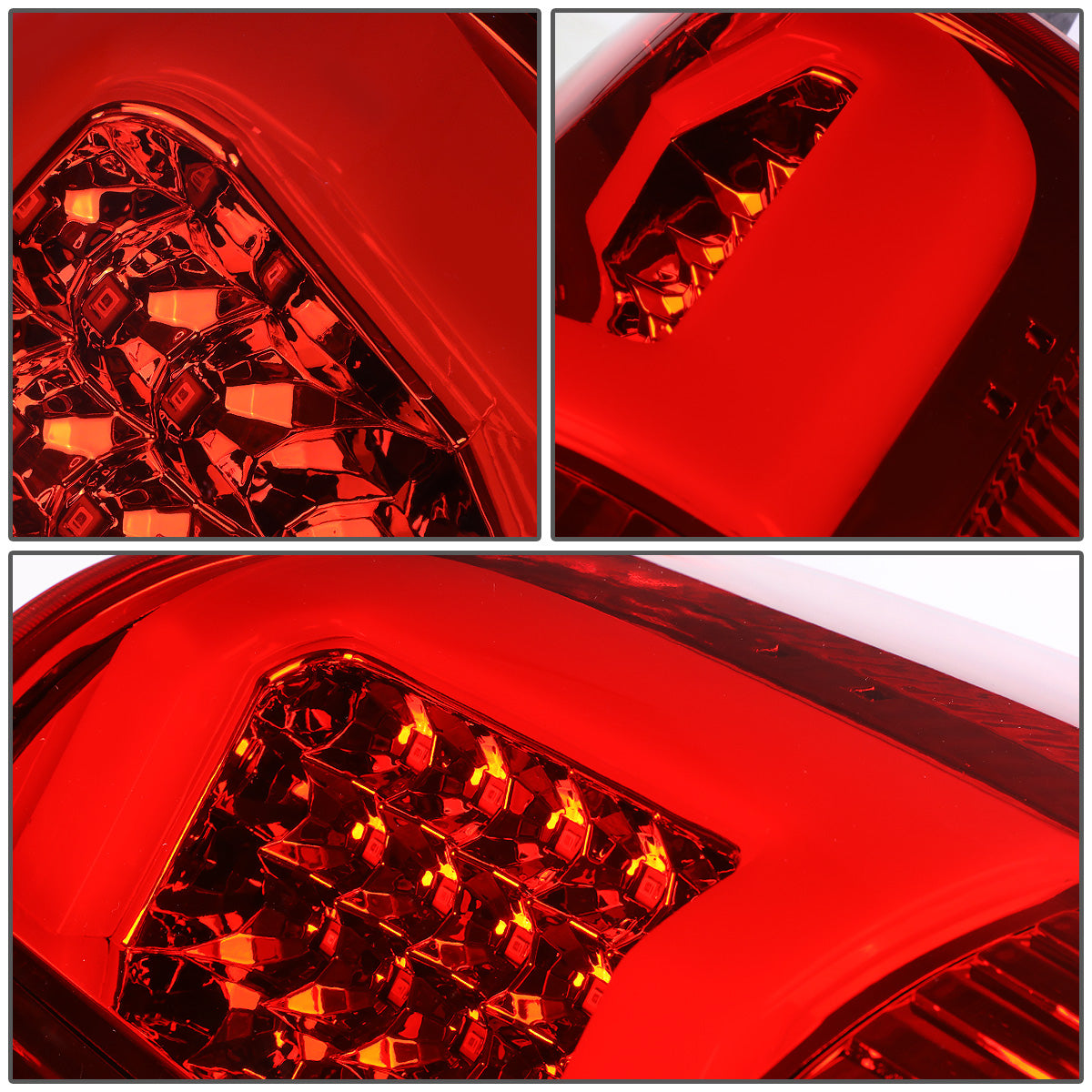 FAROS TRASEROS 04-08 FORD F-150 / LOBO - 3D - LED - RED