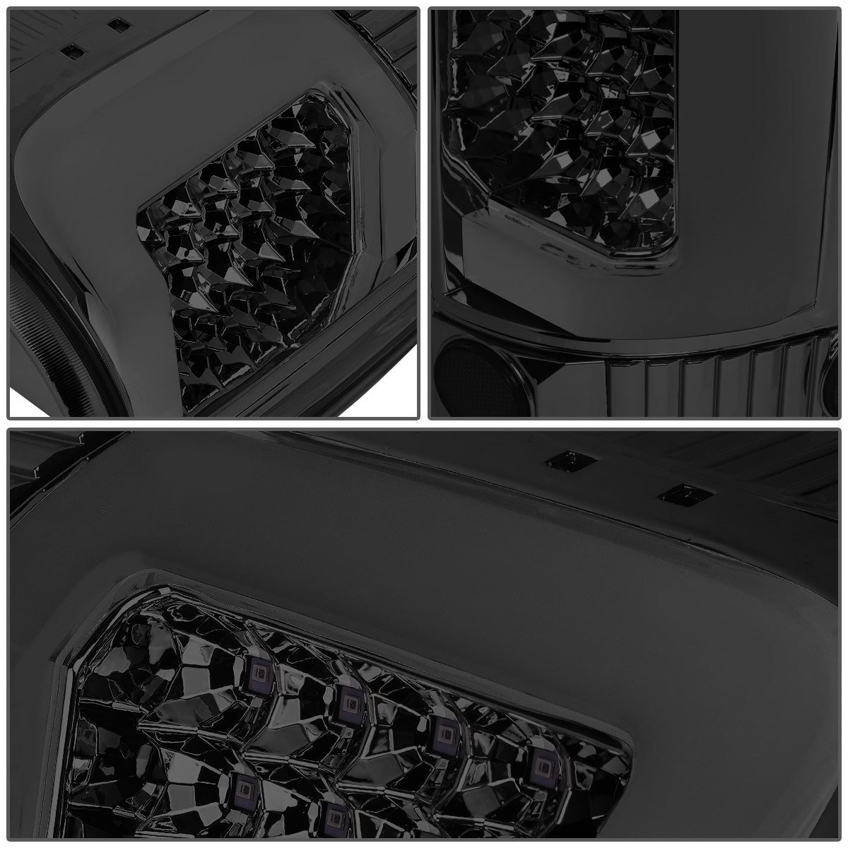FAROS TRASEROS 04-08 FORD F-150 / LOBO - 3D - LED - SMOKE