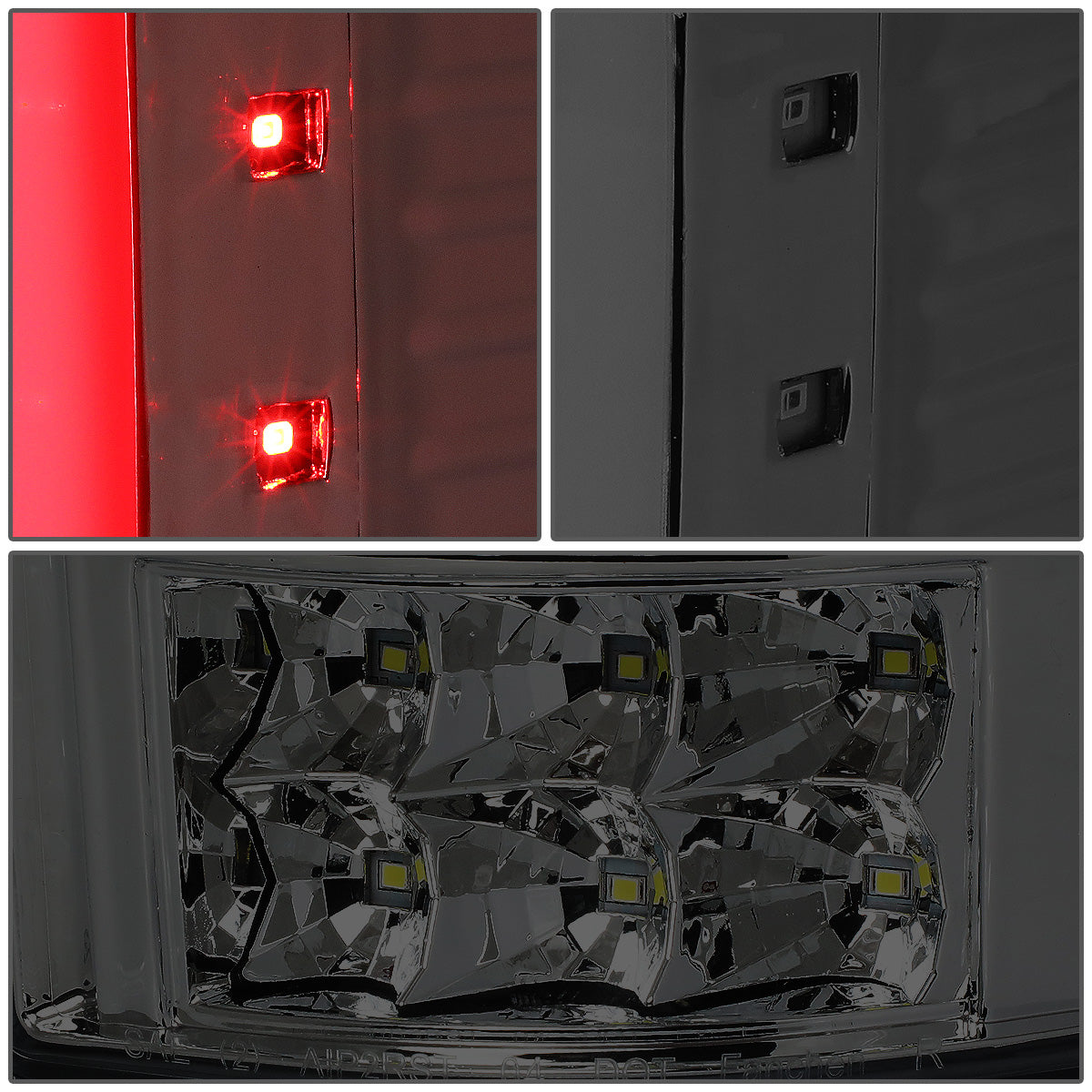 FAROS TRASEROS 04-08 FORD F-150 / LOBO - 3D - LED - SMOKE