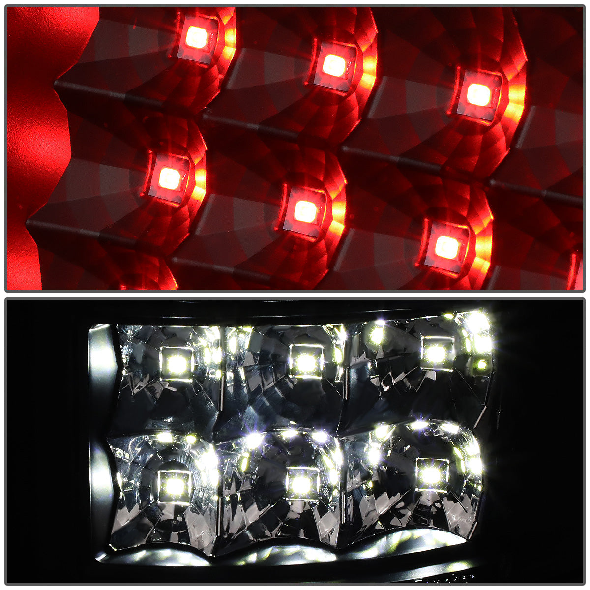 FAROS TRASEROS 04-08 FORD F-150 / LOBO - LED - BLACK / SMOKE