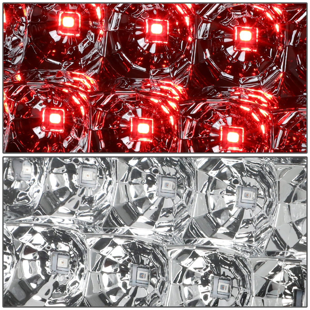 FAROS TRASEROS 09-14 FORD F-150 - FULL LED - LED - CHROME / CLEAR