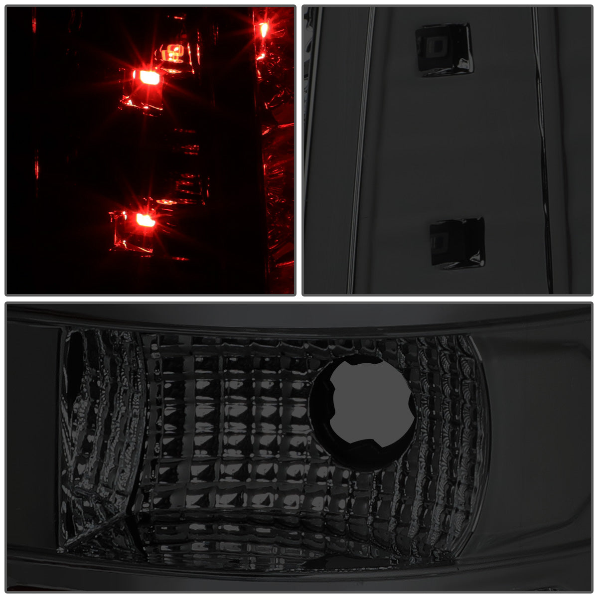 FAROS TRASEROS 09-14 FORD F-150 - FULL LED - LED - CHROME / SMOKE