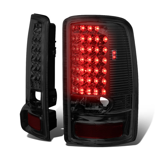 FAROS TRASEROS 00-06 CHEVY TAHOE , CHEVY SUBURBAN 1500 , 2500 , GMC YUKON , YUKON XL 1500 , 2500 - LED - FITS LIFT DOOR MODELS ONLY , DOES NOT FIT BARN DOOR MODELS - CHROME / SMOKE
