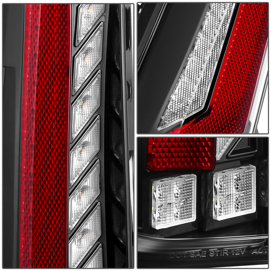 FAROS TRASEROS 07-14 CHEVY TAHOE SUBURBAN GMC YUKON DENALI - LED - BLACK