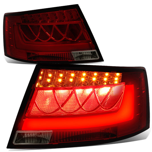 FAROS TRASEROS 05-08 AUDI A6 , A6 QUATTRO - 3D - LED - RED / SMOKE