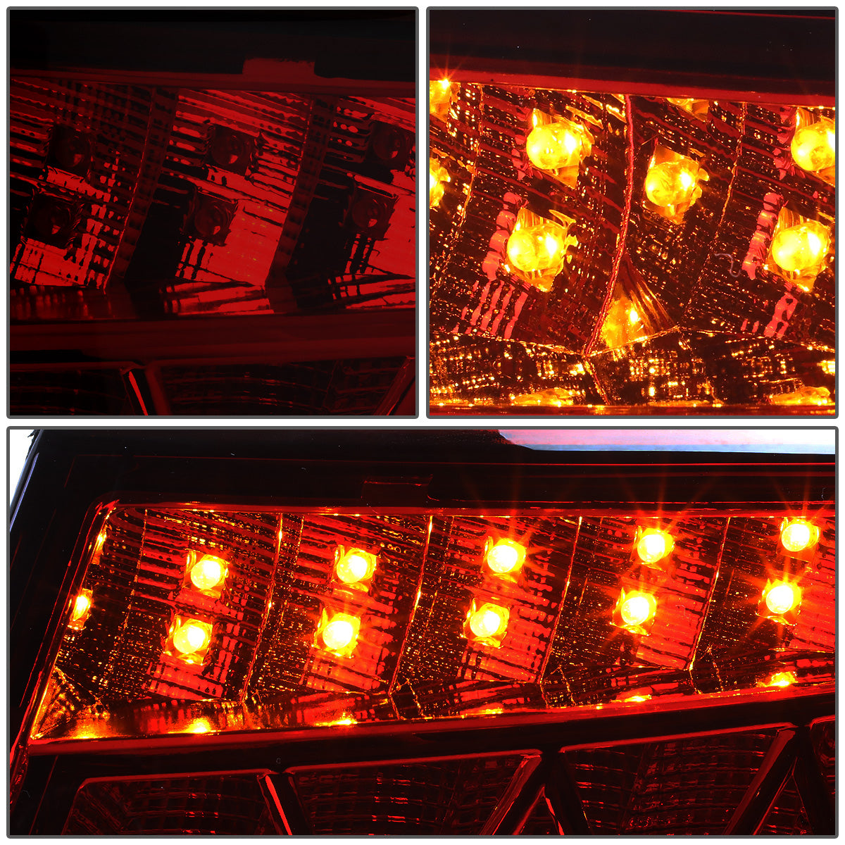 FAROS TRASEROS 05-08 AUDI A6 , A6 QUATTRO - 3D - LED - RED / SMOKE