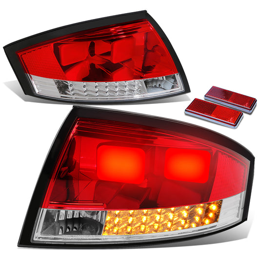 FAROS TRASEROS 99-06 AUDI TT , TT QUATTRO - 3D - LED - RED / CLEAR